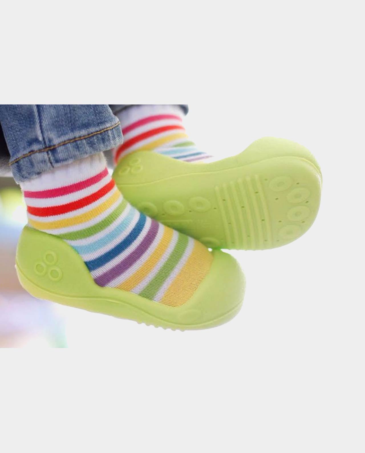 Calzado para bebés Attipas Rainbow Green La