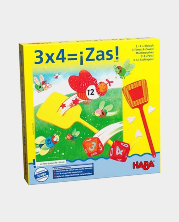 Juego de mesa para niños 3x4=Zas! de Haba