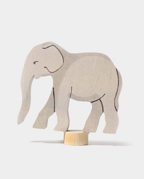 Figura decorativa de madera con forma de elefante de la marca Grimm's