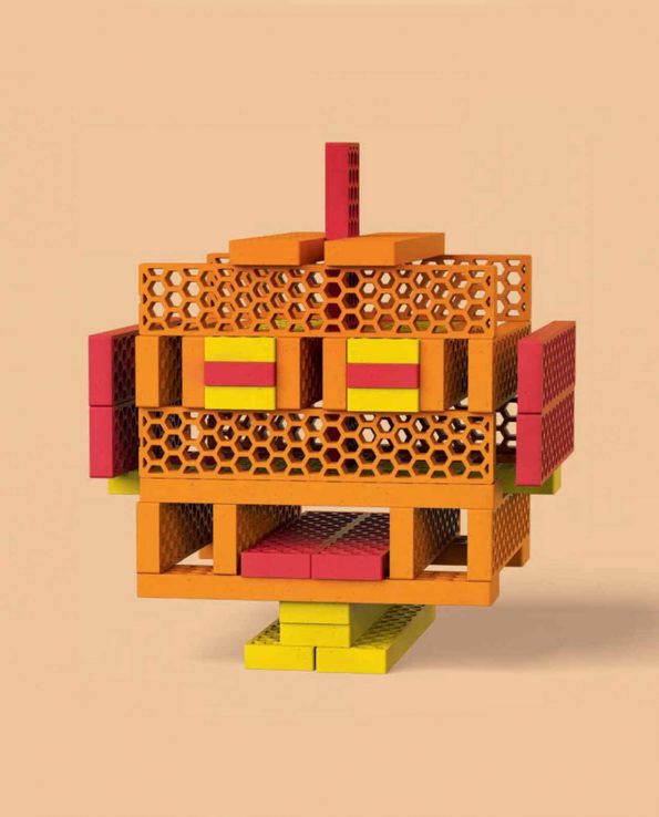 Rusty Robo de BioBlo juego de construccion con ladrillos de panal