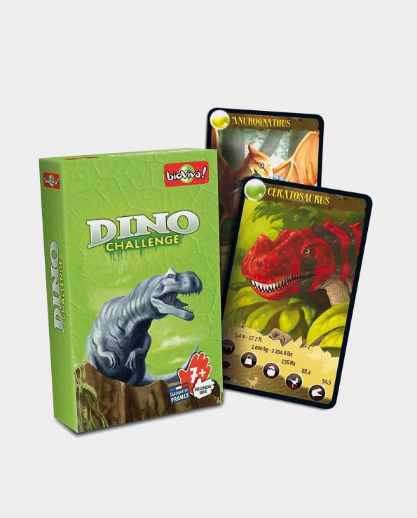 Juego de cartas para niños Bioviva Edición Dino Challenge
