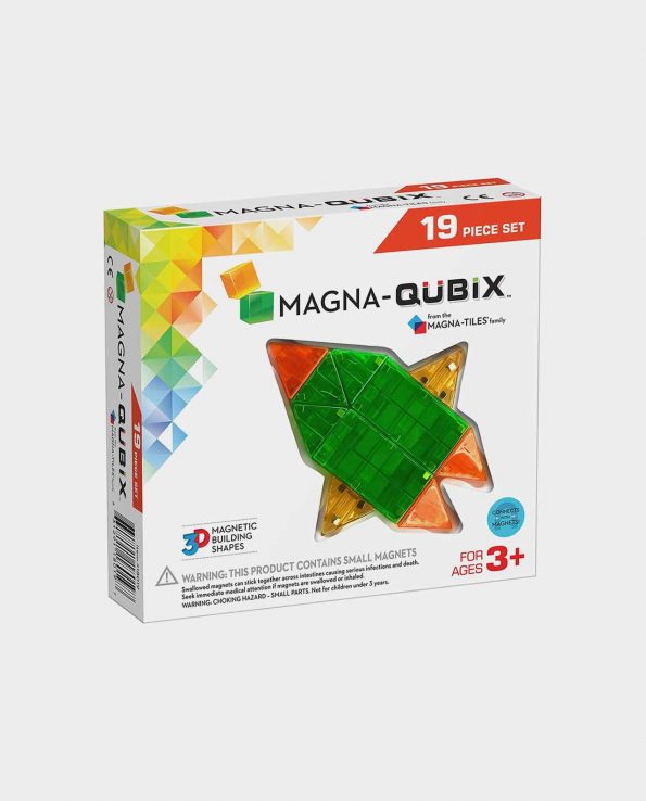 Piezas magneticas en 3D Puzzle Magna-Qubix 19 piezas set
