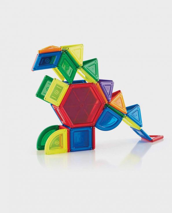 Juego magnético para niños Power Clix sólidos de 44 piezas