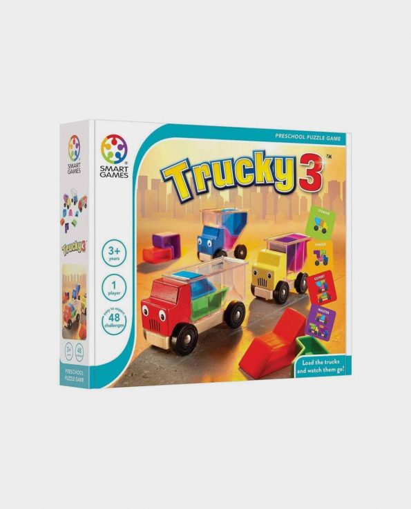 Juego de lógica para niños Trucky 3 de Smart Games
