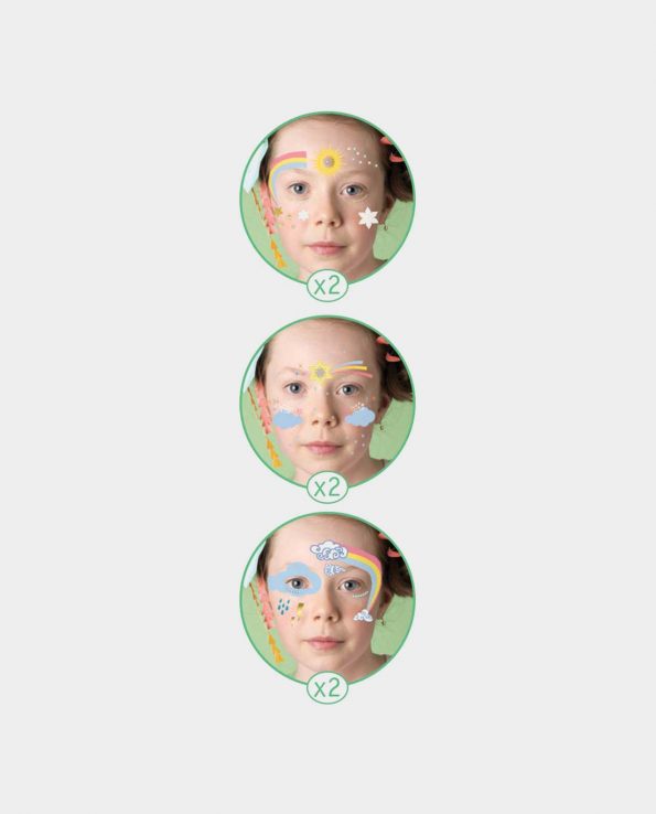 Set de maquillaje para niños sin tóxicos Djeco Arco Iris