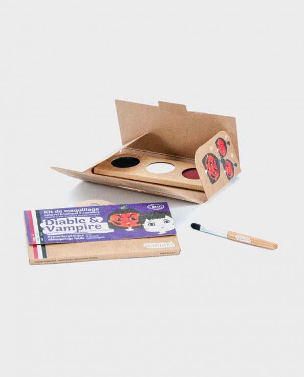 Kit de Maquillaje para niños ecológicos sin tóxicos Diablo y Vampiro Namaki