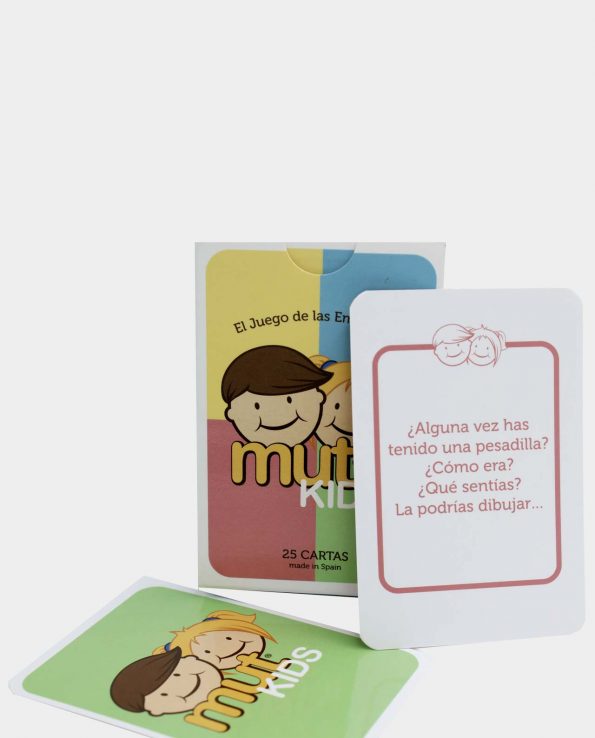 El Juego de cartas para niños Emo Mutkids para que los niños comprendan sus emociones