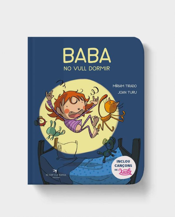 Libro infantil para dormir con música de Xiula en catalán Baba no vull dormir