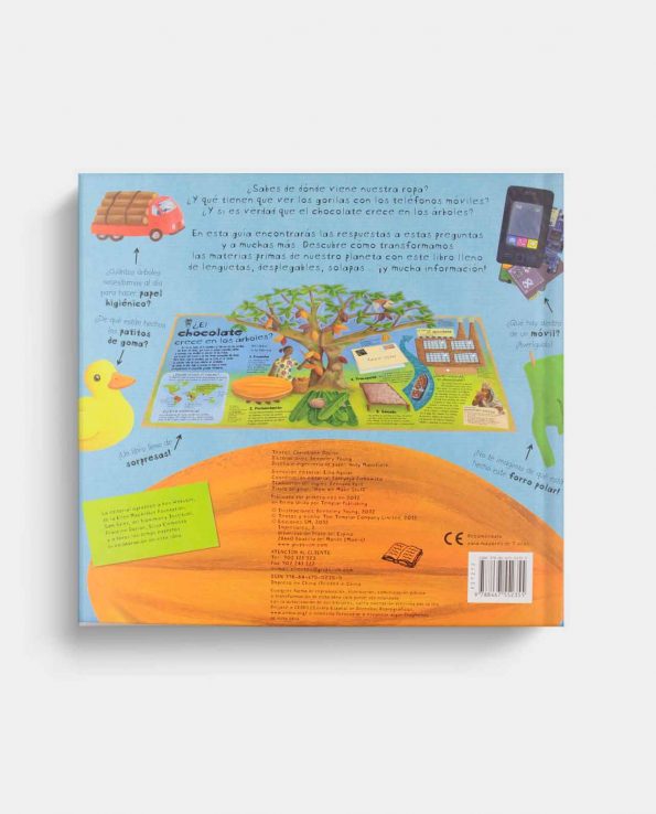 Libro infantil ilustrado 3D desplegable para aprender como se fabrican las cosas de editorial SM
