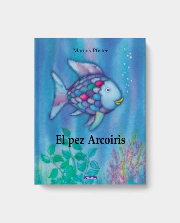 Libro infantil El Pez Arcoiris ilustrado para aprender a compartir cosas