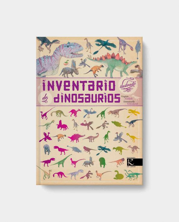 Libro ilustrado Inventario de dinosaurios