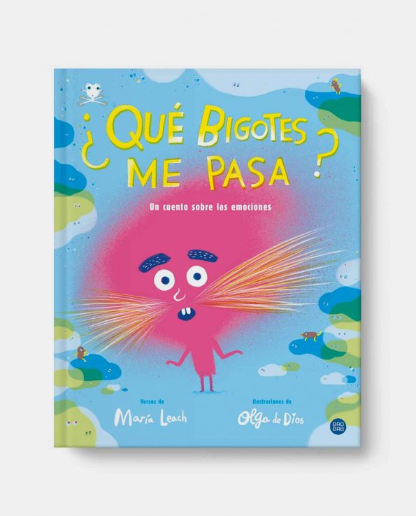 Libro infantil ilustrado para niños para entender las emociones ¿Que bigotes me pasa?