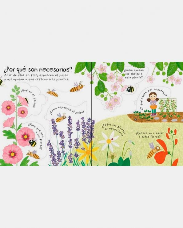 Libro infantil ¿Qienes son las abejas? Editorial Usborne