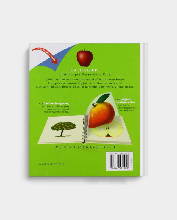 Libro infantil para niños con trasnparencias sobre las manzanas y frutas de SM Libro infantil para niños con trasnparencias sobre las mariquitas de SM Volat, Pierre-Marie