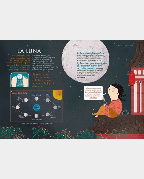 Libro infantil ¡Mira al Cielo! Para que los niños entiendan el universo explicado para niños