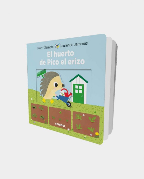 Libro ilustrado para niños con solapas El Huerto de Pico el Erizo