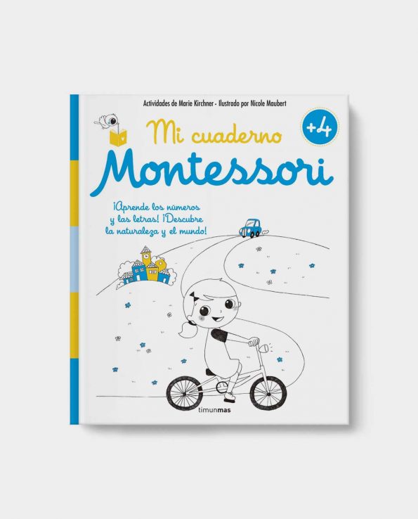 Libro infantil Mi cuaderno Montessori +4