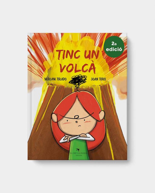 Libro infantil para gestionar la rabia Tin un volcà