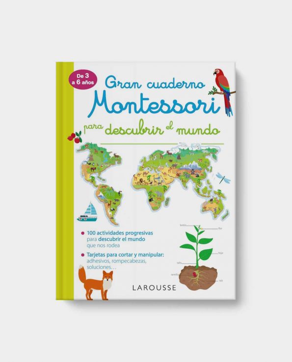 Libro infantil Gran cuaderno Montessori para descubrir el mundo