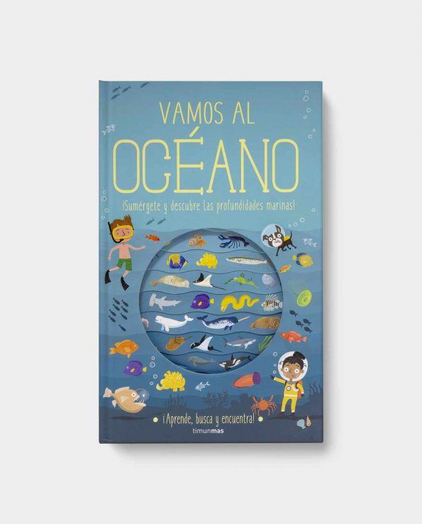 Libro infantil con solapas vamos al océano