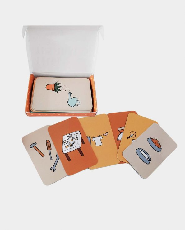 Elige tus tareas – Cartas de La Trinu Encaja montessori juguetes waldorf reggio emilia
