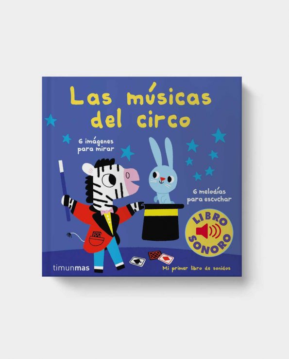 Libro La Música del Circo infantil ilustrado con música