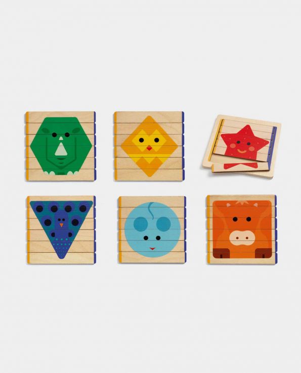 Puzzle Basic Djeco de madera para niños juguete montessori waldorf reggio emilia