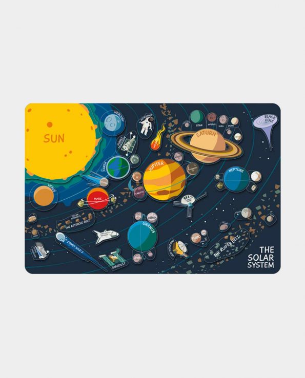 Juego Magnético Sistema Solar puzzle eureka kids planetas imantados para niños montessori waldorf reggio emilia