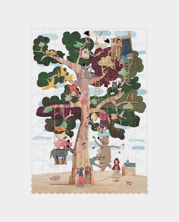 Pocket Puzzle My Tree Reversible 100 piezas Londji montessori waldorf reggio emilia