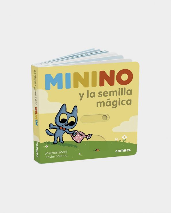 Libro Minino y la Semilla Mágica libro infantil ilustrado con solapas