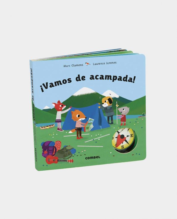 Libro ilustrado infantil con solapas ¡Vamos de Acampada!