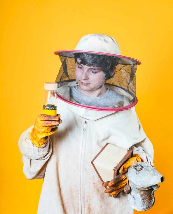 Botella sensorial BEES abejas montessori waldorf reggio emilia
