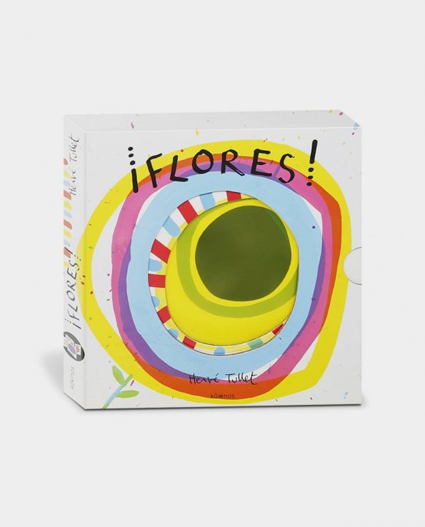 Libro ¡Flores! Kokinos libro infantil con transparencias luces y colores