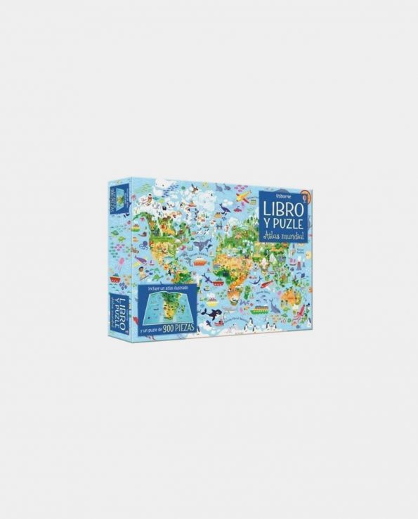 Libro Puzzle Atlas Mundial – 300 piezas