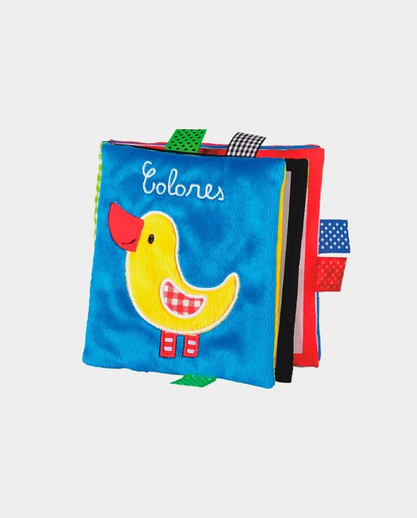 Libro tela Colores para niños en tela suave para aprender los colores