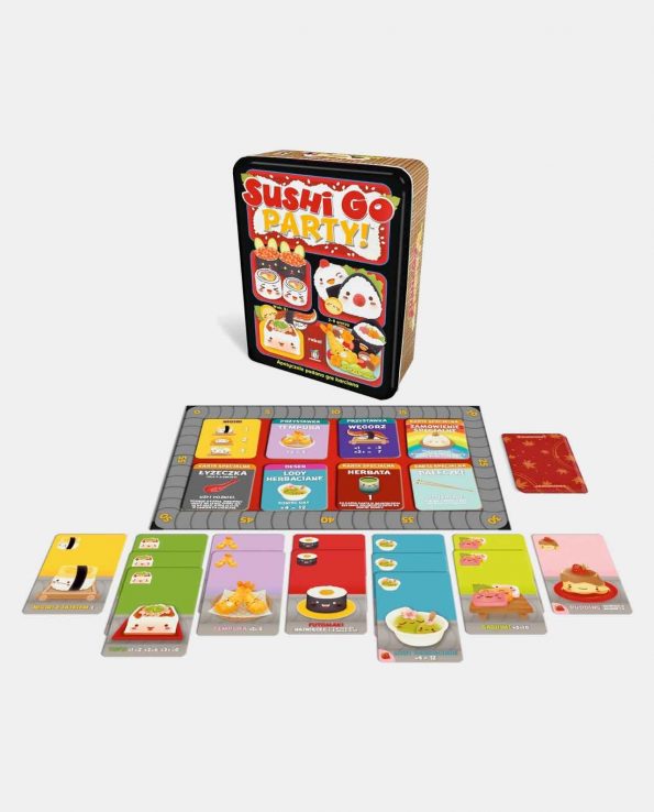 Juego de mesa para niños Sushi Go, Party con cartas