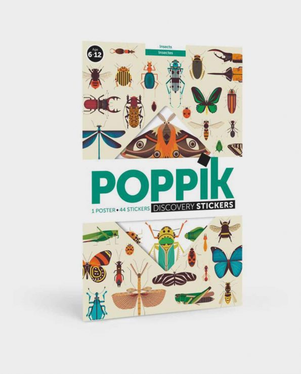 Gran Poster de Pegatinas Insectos - Poppik
