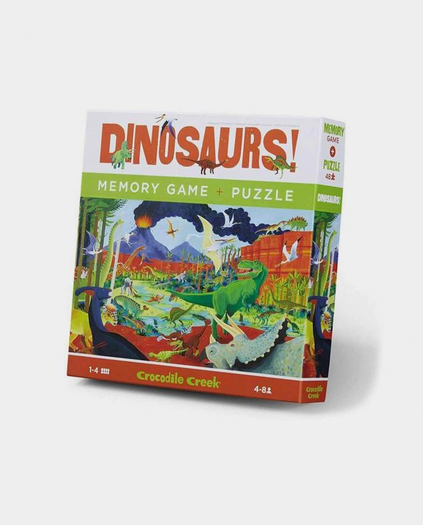 Memory Game + Puzzle Dinosaurs Crocodile Creek