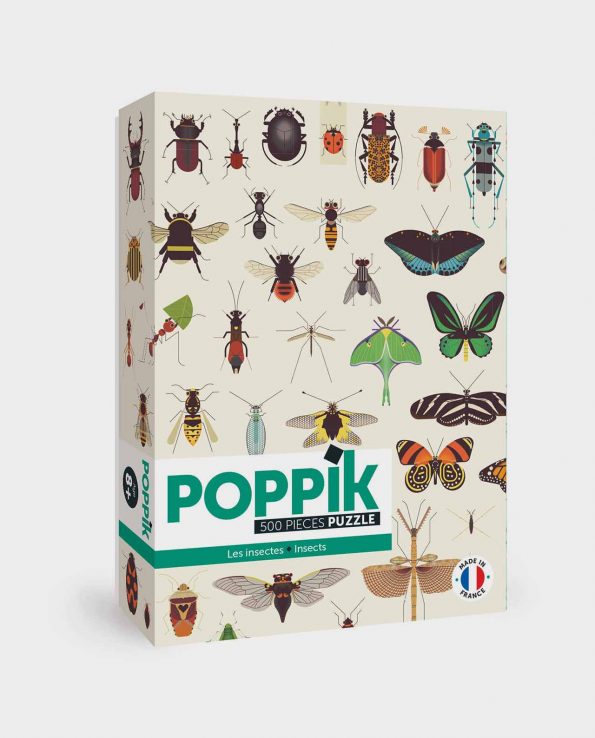 Puzzle Poppik 500 piezas Insectos
