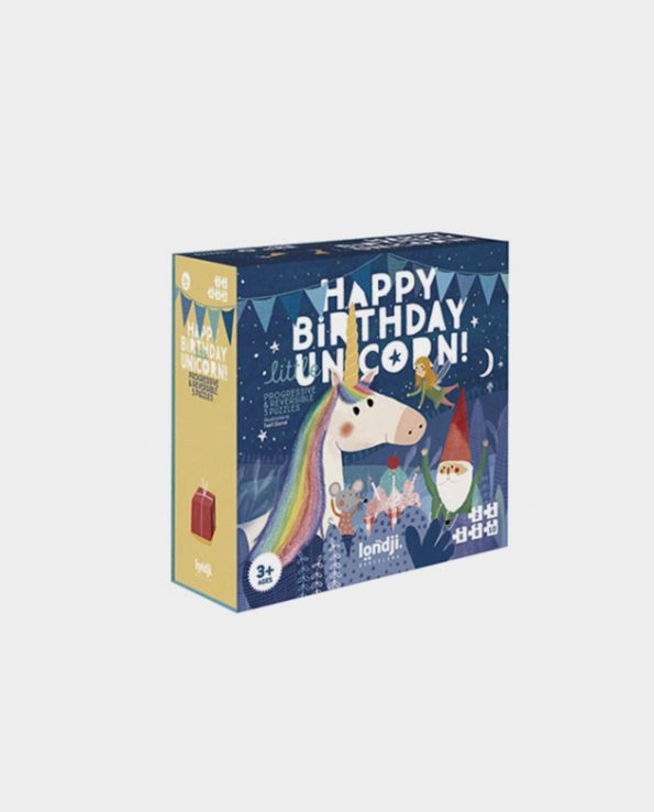 Puzzle Happy Birthday Unicorn Londji