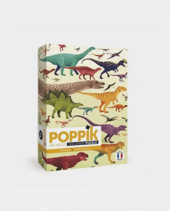 Puzzle Poppik 280 piezas Dinosaurios