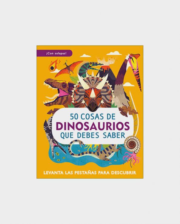 Libro 50 cosas de Dinosaurios que debes saber - San Pablo