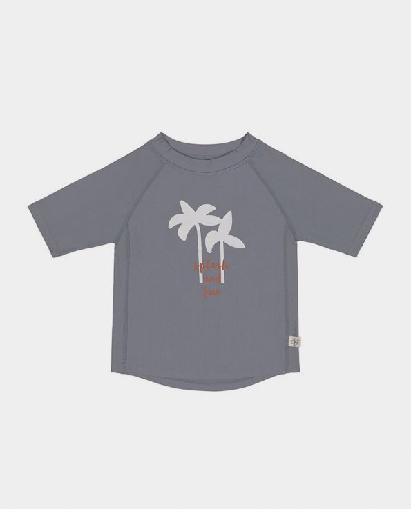 Camiseta Manga Corta Palm Grey Lassig
