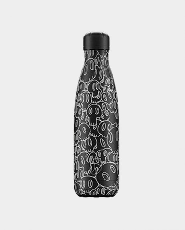Botella Acero Inoxidable Chilly's Calaveras 500ml