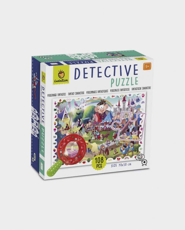 Detective Puzzle Personajes Fantasticos Ludattica