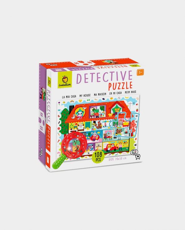 Detective Puzzle En mi Casa Animales Ludattica