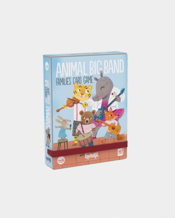 Animal Big Band Families Card Game Londji