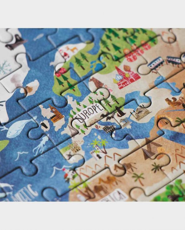 Pocket Puzzle Discover the World 100 piezas Londji