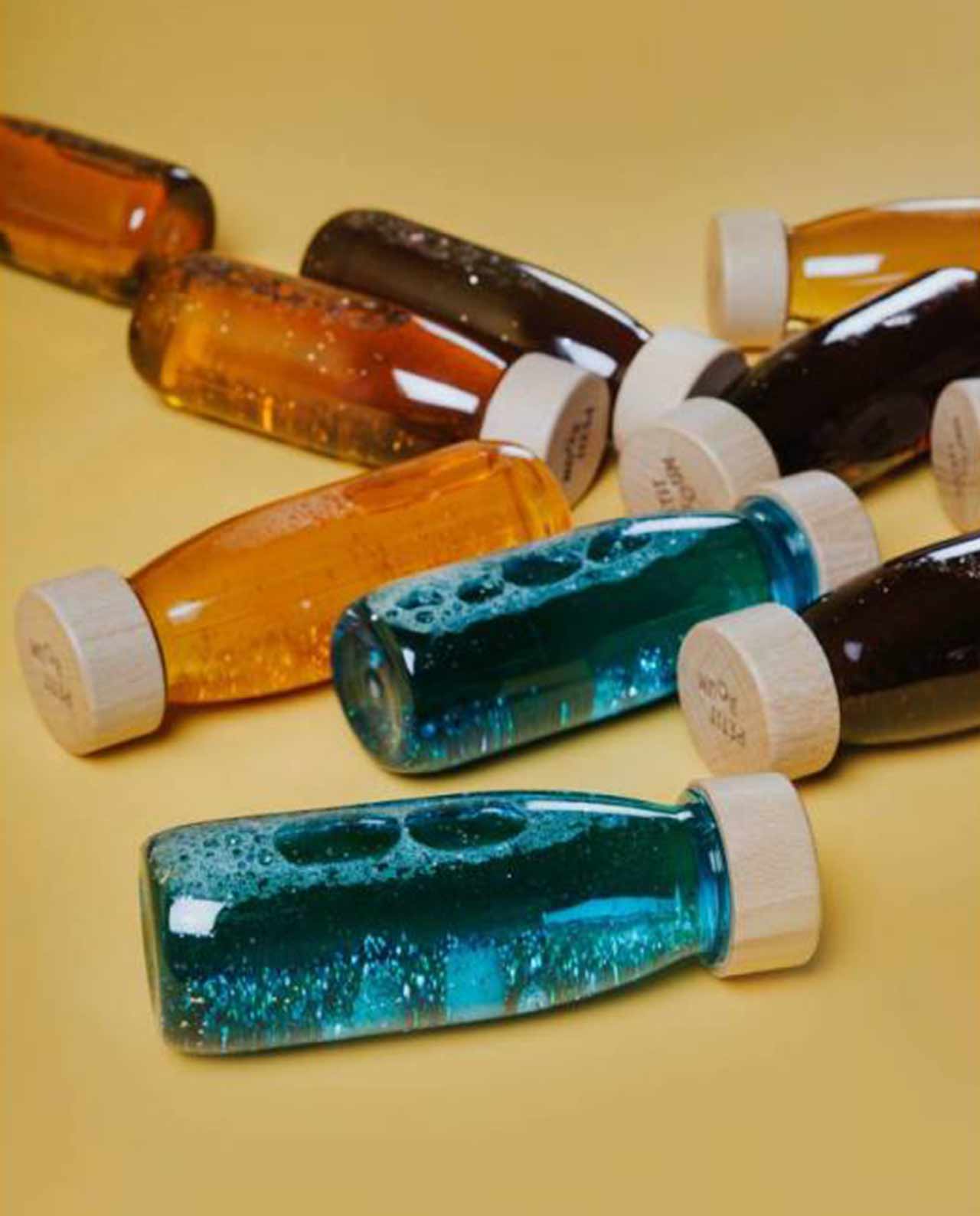 Botella Sensorial Float Amarillo