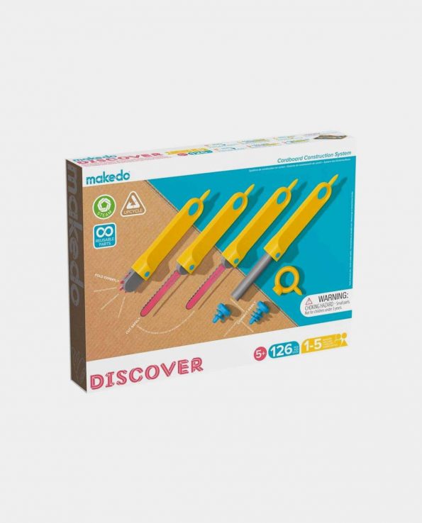 Makedo Discover Kit de 126 pcs